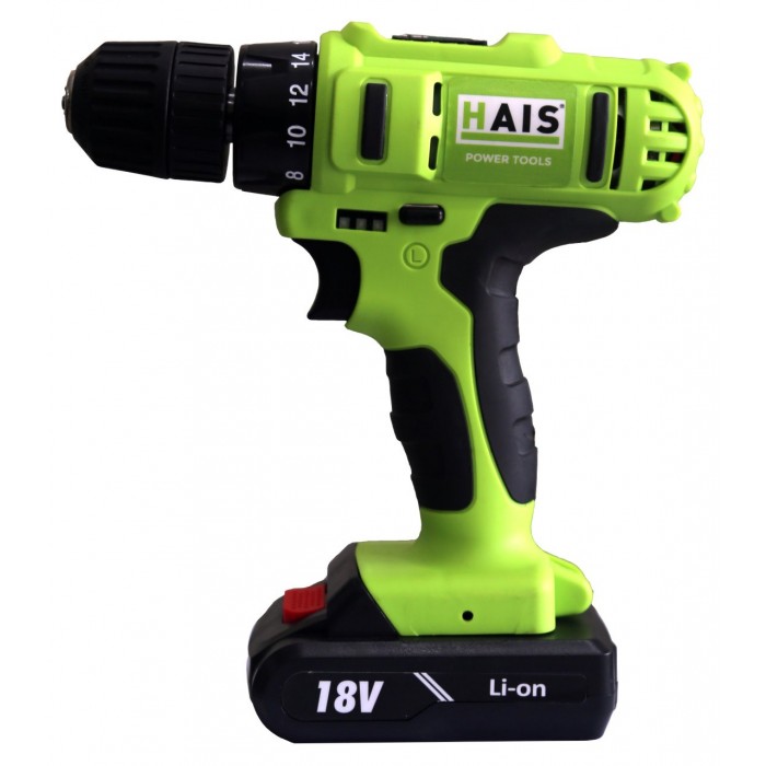 Hais 18V Şarjlı Matkap Çift Akülü