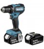 Makita DDF485RTJ Çift Akülü Şarjlı Darbesiz Matkap