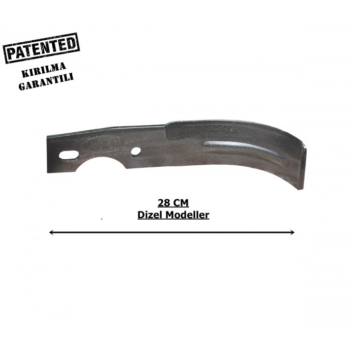 Demiray Federli Çapa Bıçağı 28 Cm Dizel Modeller 24 Adet