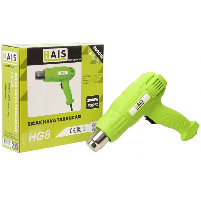 Hais HG8 Sıcak Hava Tabancası