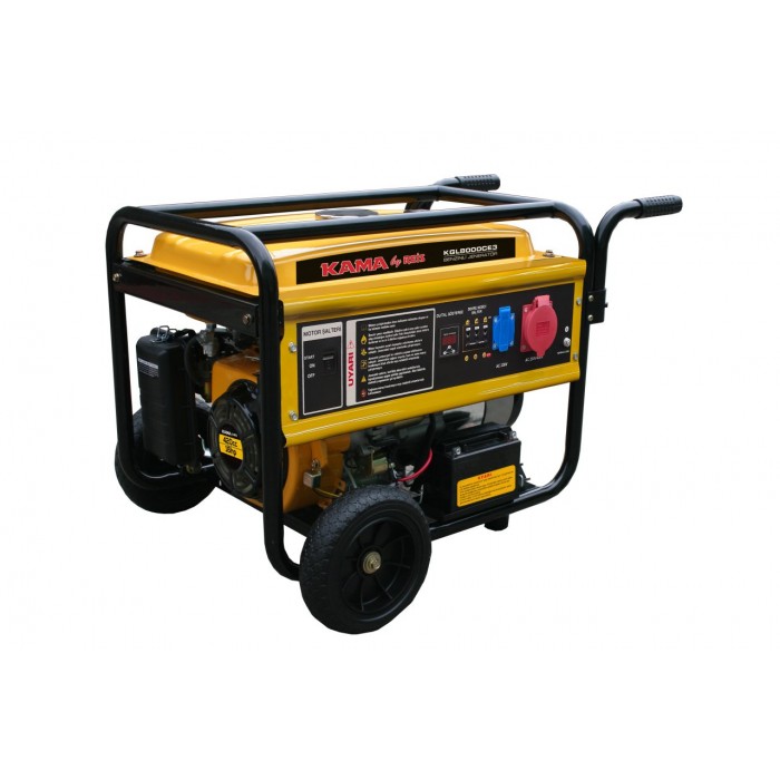 Kama By Reis KGL8000CE3 8.1kVA 3 Faz Benzinli Jeneratör 380V
