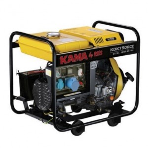 Kama By Reis  KDK7500CE 6,9 kVA İpli Marşlı Dizel Jeneratör 220V