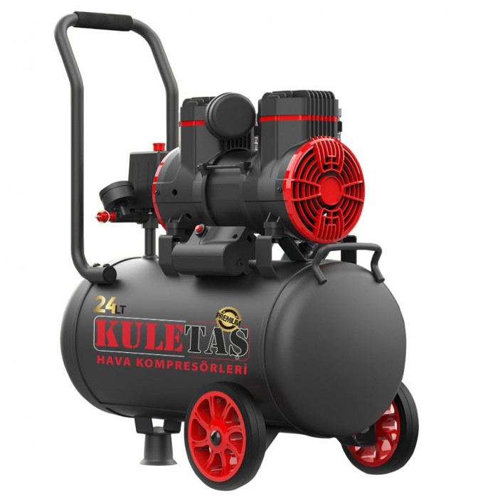 Kuletaş Premium 24 Litre Sessiz Yağsız Hava Kompresörü 2 Hp